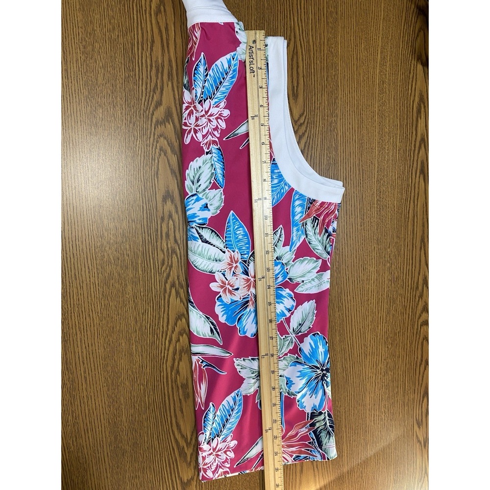 Tommy Bahama Golf Womens Shirt Size Large Tropical Summer Vacation Preppy Beach - Picture 5 of 9